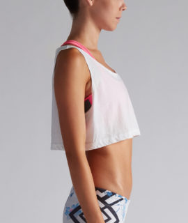Olympic Crop Top White 2