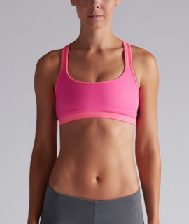 Holloway sports bra pink 1