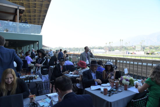 at the 2016 Breeders' Cup World Championships at Santa Anita Park on November 5, 2016 in Arcadia, California.