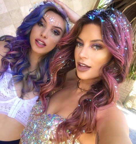 Hannah Stocking and Lele Pons Credit: Twist Magazine