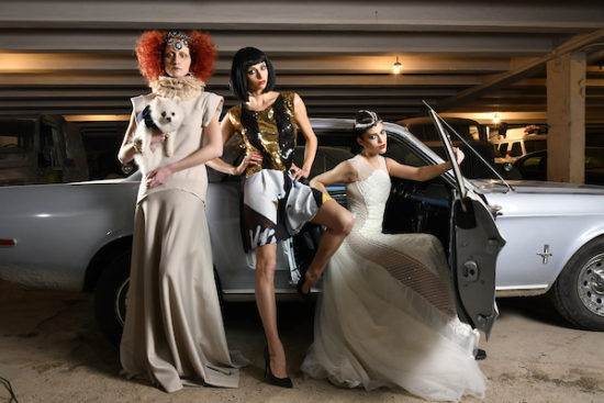 Dress: M2V Design Model: Milena Dress: Lilian Edwards Model: Dayana Dress: Stoyan Radichev Model: Anna