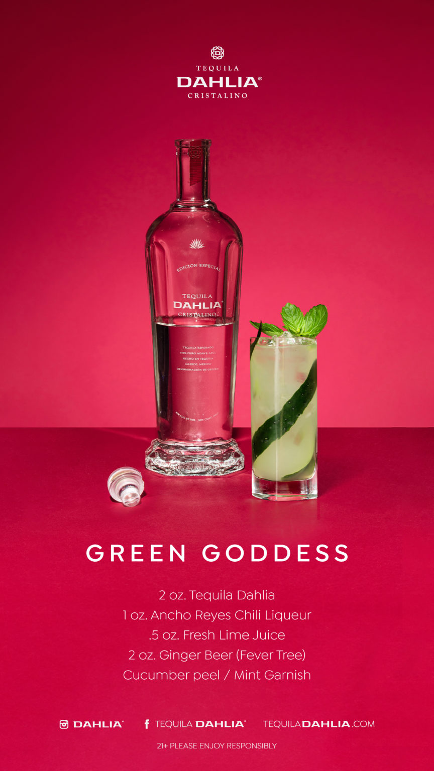 You'll be Seduced by Dahlia Introducing Cristalino Tequila's Latest